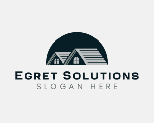 House Roof Property logo design