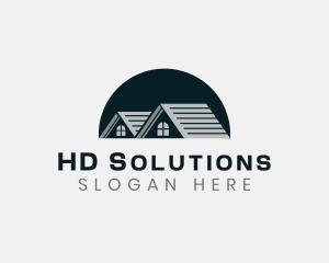 House Roof Property logo design