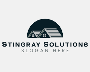 House Roof Property logo design