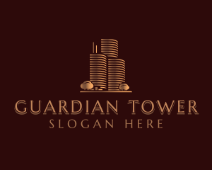 Real Estate Tower Building logo design