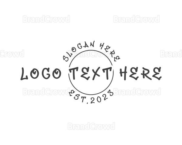 Cool Graffiti Wordmark Logo