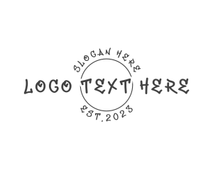 Hiphop - Cool Graffiti Wordmark logo design