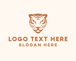 Veterinarian - Jungle Tiger Wildlife logo design