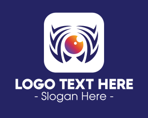 Digicam - Modern Camera Mobile App logo design