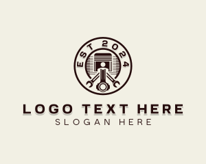 Garage - Mechanical Piston Repair logo design