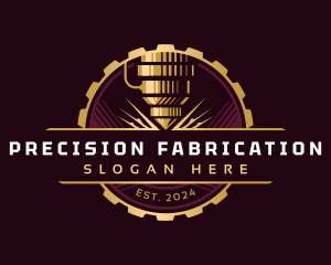 Fabrication - Laser Cutting Fabrication logo design