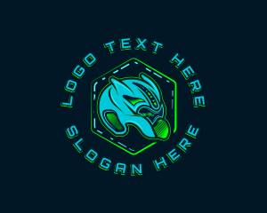 Esport - Futuristic Robot Tech logo design