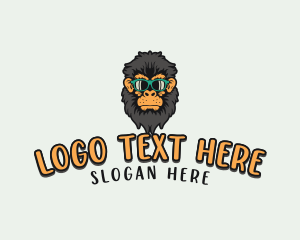 Gaming - Hipster Gaming Gorilla logo design