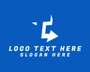 Locator - Simple Arrow Insurance logo design