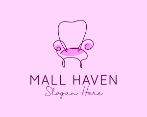 Purple Furniture Shop logo design