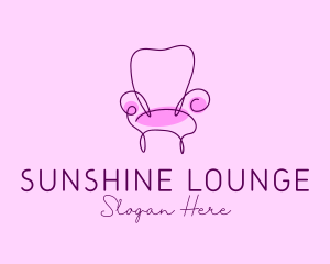 Purple Furniture Shop logo design