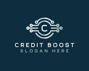 Credit - Digital Cryptocurrency Technology logo design