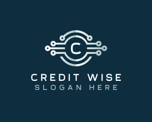 Credit - Digital Cryptocurrency Technology logo design