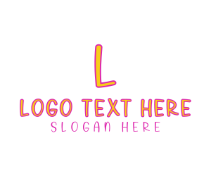 Lettermark - Kiddie Playful Fun logo design