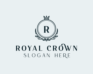 Royal Shield Crown logo design