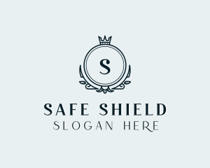 Royal Shield Crown logo design