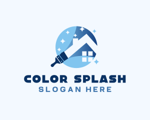 Brush Painter Renovation logo design