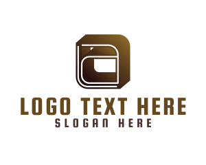 Modern Letter LA Business logo design