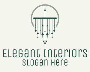 Decorating - Green Modern Macrame logo design