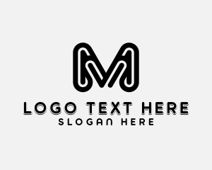 Office Supplies - Company Firm Letter M logo design