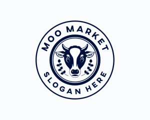 Organic Cow Ranch logo design