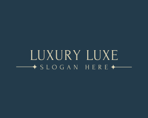 Expensive Luxury Business logo design