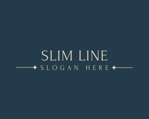 Thin - Expensive Luxury Business logo design