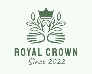 Royal Crown Gardening  logo design