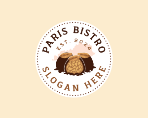 Bourbon Ball Dessert Kentucky logo design