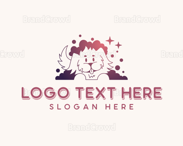 Puppy Dog Grooming Logo