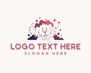 Bubble - Puppy Dog Grooming logo design