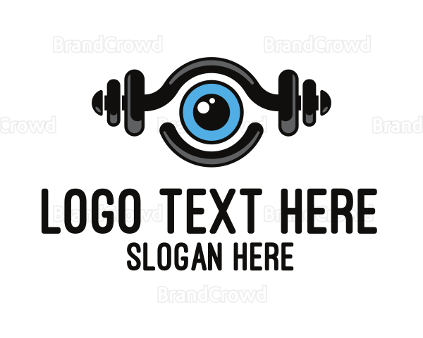 Fitness Workout Gym Video Logo