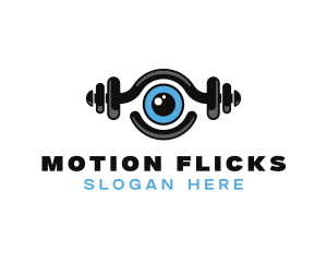 Videos - Fitness Workout Gym Video logo design