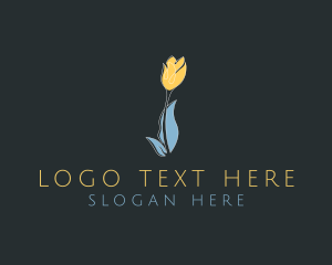 Tulip Flower Wellness Logo