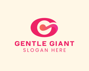 Pink Fancy Letter G logo design