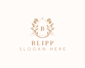 Elegant Floral Boutique logo design