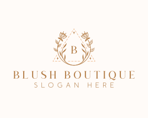 Elegant Floral Boutique logo design