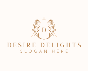 Elegant Floral Boutique logo design