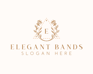 Elegant Floral Boutique logo design