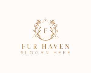 Elegant Floral Boutique logo design