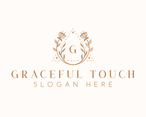 Elegant Floral Boutique logo design