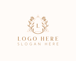 Elegant Floral Boutique logo design