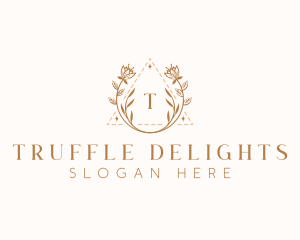 Elegant Floral Boutique logo design