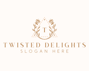 Elegant Floral Boutique logo design