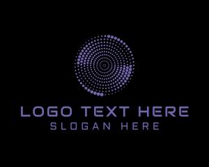 Swirl Circle Tech logo design