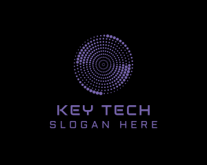 Swirl Circle Tech logo design