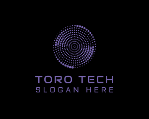 Swirl Circle Tech logo design