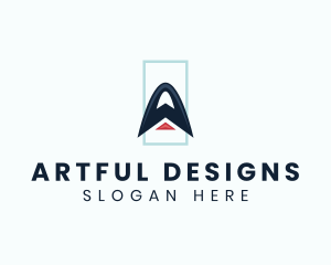 Professional Company Letter A logo design