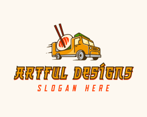 Sushi Food Truck Logo