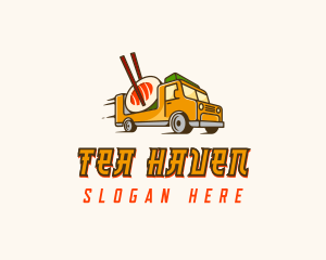 Sushi Food Truck Logo